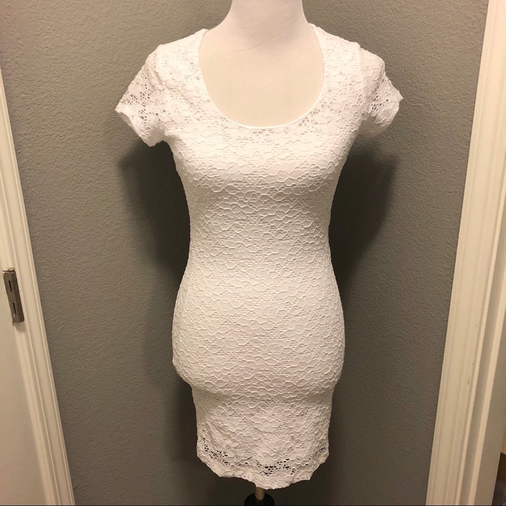 NWOT White Lace Dress